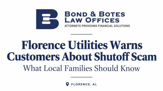 Florence Utilities Warns Customers 